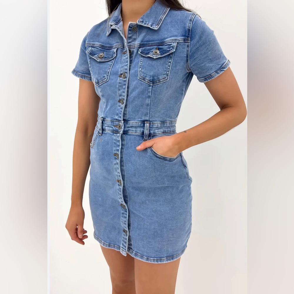Denim dress